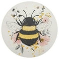 thumbnail image 3 of Ryvnso A Bee with Flower Round Plate Mats Dining Table Placemat Set of 4 for Holiday Decoration, 3 of 7