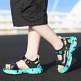 thumbnail image 5 of TOWED22 Boys Sports Active Sandals Open Toe Athletic Summer Shoe (Toddler to Big Kid)(Sky Blue,1.5), 5 of 9