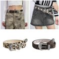 thumbnail image 2 of Retro Body Chain for Dress Stage Dancing for Women Girls Leopard Print Belt Hot Girl Easy Belt Cowboy Chain Coffee, 2 of 4