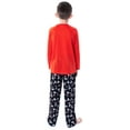 thumbnail image 2 of Peanuts Boys' Joe Cool Snoopy Long-Sleeve Raglan Sleep Shirt Pajama Pant 2 Piece PJs Sleepwear Set, 2 of 6