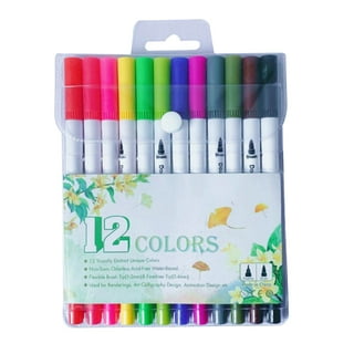 Vikakiooze Back to School Supplies, 4 Sizes Pen Hand Lettering Pens Brush  Markers Drawing Art Marker 2.5ML 