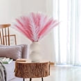 thumbnail image 2 of 60 Pcs Pampas Grass Decor 21.7" Fluffy Faux Short Pink White Pampas Grass Artificial Small Pompas Grass Flower Vase Filler for Home Wedding Decoration, 2 of 9