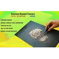 thumbnail image 3 of Gemstone Tweezers 6-1/2" Fine Tip Diamond Tweezer Serrated Points Stainless, 3 of 10