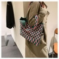 thumbnail image 1 of Bolso de Mujer BLESIY Suave y Elegante Tablero de Ajedrez de Hombro, 1 of 8