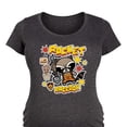 thumbnail image 3 of Guardians Of The Galaxy - Rocket Stickers - Women's Maternity Scoop Neck Graphic T-Shirt, 3 of 5