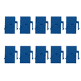 thumbnail image 3 of 100 Pcs Connecteur RJ45 Cat6 Coupleur d'Extension Réseau Ethernet LAN 6 Prises Coupleur Adaptateur d'Extension, Bleu, 3 of 9