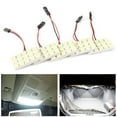 thumbnail image 2 of BFY 5PCS Car 5050 15SMD Xenon White Panel Led Interior Light Bulbs T10 BA9S Adapters, 2 of 8
