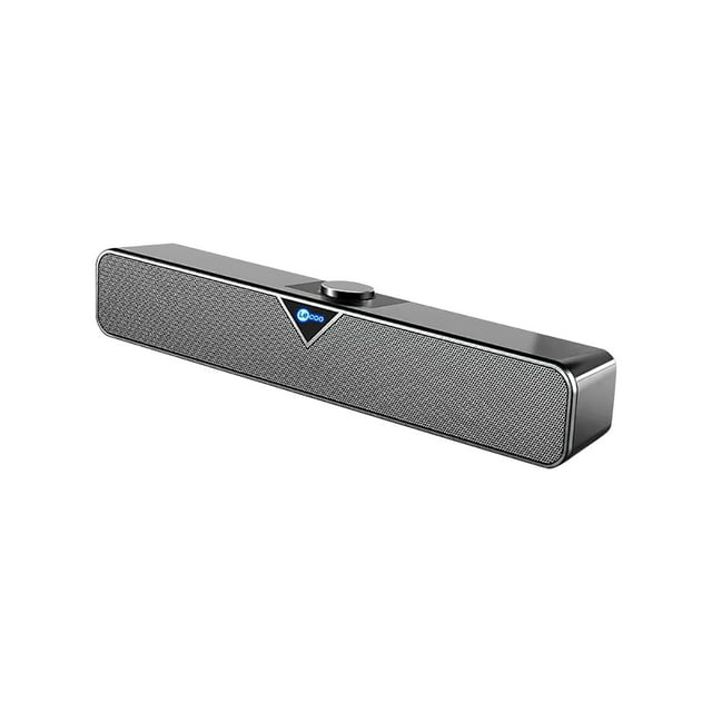Altavoces de Ordenador para Escritorio Altavoz Bluetooth con Botón Multimedia de Subwoofer, Sistema de Audio Home Strip para Monitor Y Ordenador Portátil, Conexión Dual Y Ajuste Independiente Del Volu