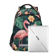 thumbnail image 7 of FORMRS Kids School Backpack Elementary Student Unisex Travel Bookbag with Reflective Stripes, Flamingo Leaves Pattern, 7 of 7