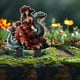 thumbnail image 4 of Jardín Decoraciones Al Aire Libre Mundo de las Mujeres Y Animales Jardín Al Aire Libre Pila de la Base de la Decoración Del Patio Pilares de la Tierra, 4 of 6