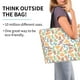 thumbnail image 2 of Balery Simple Drawing Bolsa Tote Estilo Estético con Cremalleras, Bolsa de Hombro, Bolsa de Compras Grande y Plegable, 2 of 8