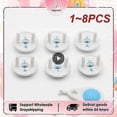 thumbnail image 2 of 1~8pcs Set Russian Eu European Euro Security Child Electric Socket Outlet Plug Two Phase Safe Protection Lock Cover Baby Safety Baby Monitors, 2 of 5
