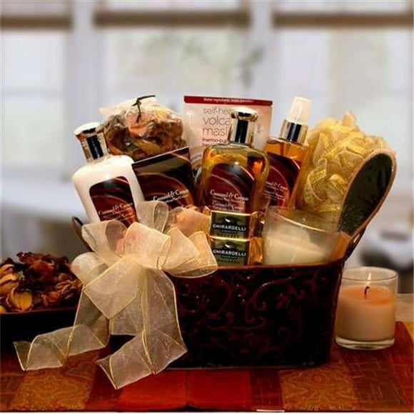 Gift Basket Drop Shipping 8413692 Caramel & Cream Bliss Spa Gift Basket
