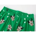 thumbnail image 6 of Kids Christmas Pajamas 100% Cotton Long Sleeve Toddler Elk Xmas Pjs Childrens Christmas Jammies Clothes 3T, 6 of 7