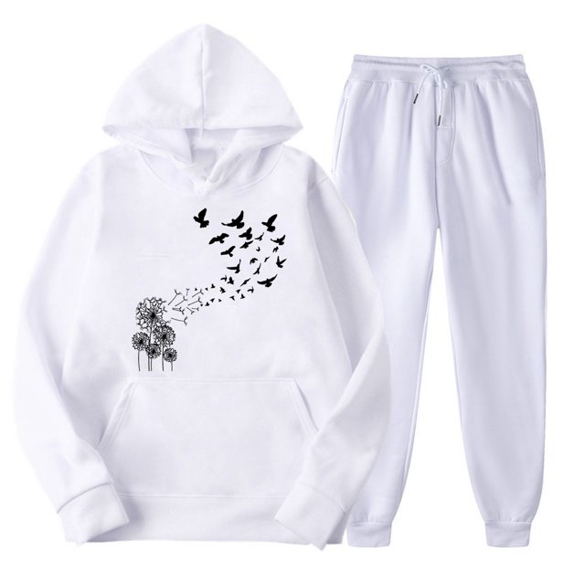 Puntoco, moda para mujer, abrigo informal deportivo con estampado, pantalones largos, suéter con capucha, tops, conjunto de pantalones, conjunto con capucha de manga larga, liquidación Puntoco Puntoco-3903