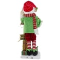 thumbnail image 5 of 28" Santa's Little Animated Elf with Lighted Star Musical Christmas Figure, 5 of 6