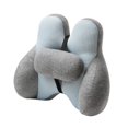 thumbnail image 4 of 2 piezas de almohada lumbar para respaldo de silla, cojín para oficina, sala de estar, coche azul, 4 of 8