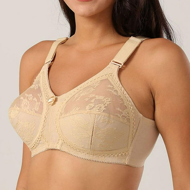 Women's Full Cup Bra Comfort Lifting Bralette Sexy Lace Breathable