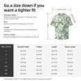 thumbnail image 5 of Goofa Lilies Flowers Printed Men's Casual Short-sleeved Shirt,Lightweight Breathable Button-down,Summer Casual men's top,Versatile Fashion shirt-Medium, 5 of 7