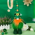 thumbnail image 4 of Holloyiver St.Patrick's Day Gnomes Plush, Elf Dwarf Home Household Decor Green Shamrock Trefoil Hat Handmade Scandinavian Dwarf Collective Figurine for Holiday Home Decoration, 4 of 4