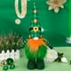 thumbnail image 4 of Adornos Festivos Irlandeses de La Tercera Edad Sin Rostro con Sombrero Verde para El Día de San Patricio, 4 of 4