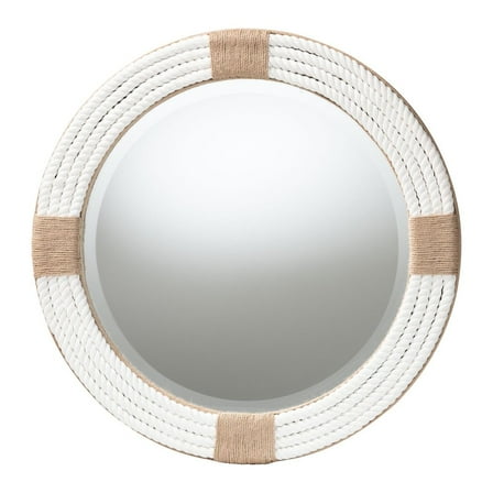 bali & pari Makya Round  Woven Rope Mirror - Coastal Mirror