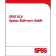 thumbnail image 1 of Pre-Owned Spss 10.0 Syntax Reference Guide (Paperback) 0130181730 9780130181732, 1 of 1