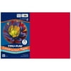 Tru-Ray Sulphite Construction Paper, 12 x 18 Inches, Festive Red, 50 Sheets