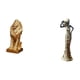 thumbnail image 1 of Escultura majestuosa de león y estatua de dama tribal, adorno de mesa coleccionable, figura decorativa para oficina, hogar, escritorio, armario, estan, 1 of 8