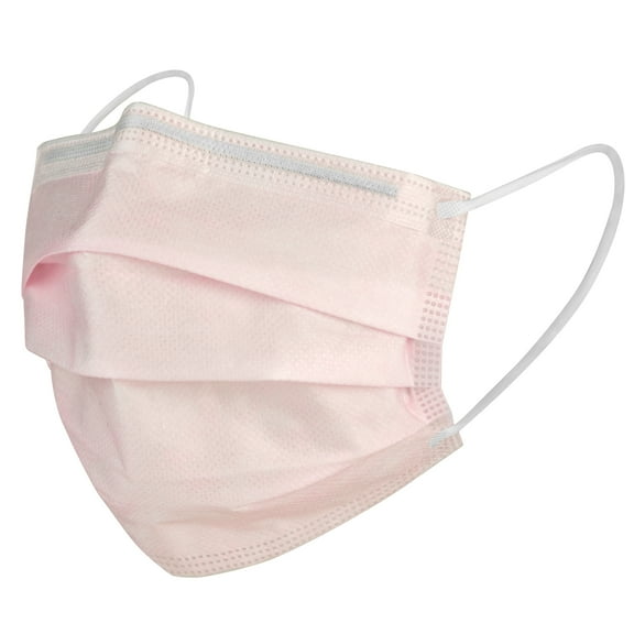HALYARD Pink Level 1 Procedure Mask with Earloops, 57578 (Box of 50)