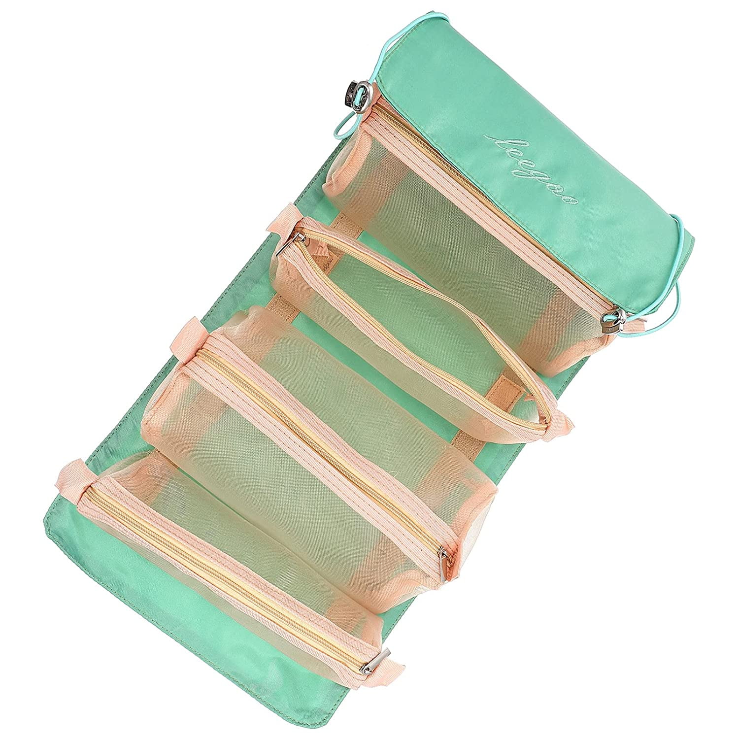 fold open makeup bag