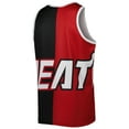 thumbnail image 3 of Men's Mitchell & Ness Dwyane Wade Black/Red Miami Heat Sublimated Player Tank Top, 3 of 3