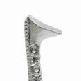 thumbnail image 3 of Benjara BM217227 Contemporary Style Aluminum Decorative Giraffe Sculpture, Silver - 12 x 3 x 4 in., 3 of 5