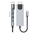 thumbnail image 2 of in 1 USB C Docking Station, Type C to HDMI Adapter, RJ45 Ethernet, 4K HDMI, 100W PD, 2 USB 3.0 Compatible with MacBook Pro/Air and Type C Devices, 2 of 5