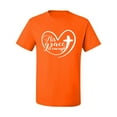 thumbnail image 2 of Wild Bobby His Grace Is Enough Heart Inspirational/Christian Men Graphic Tee, Orange, 4X-Large, 2 of 5