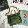 thumbnail image 2 of Bolso De Hombro Bolso de viaje de lona de compras informal Correa ajustable Simple portátil para el trabajo, 2 of 8