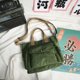 thumbnail image 2 of Bolso Lona para Bolso Compras Portátil Elegante para El (verde S), 2 of 9