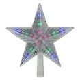 thumbnail image 2 of Hofert 5 Point Star Christmas Tree Topper-Multicolor LED Lights, 9.5", Clear, 2 of 4