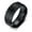 8mm, variant on Matte Black Tungsten Carbide Wedding Band Ring Women Men 6mm or 8mm Ginger Lyne Collection