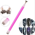 thumbnail image 3 of Jumpingount 2018 nuevo palo de doble extremo esmalte de uñas de gel UV flores patrón de rayas pluma manicura de uñas herramientas de bricolaje Juegos de manicura, 3 of 4