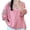 Pink, variant on Summer Tops for Women Short Sleeved Athletic Tops Womens Turtleneck Long Sleeve Plain Solid Shirts Women Sports T Shirt for Tee Short Sleeve Athletic Wear Burnout Tee Shirts with Red 3XL