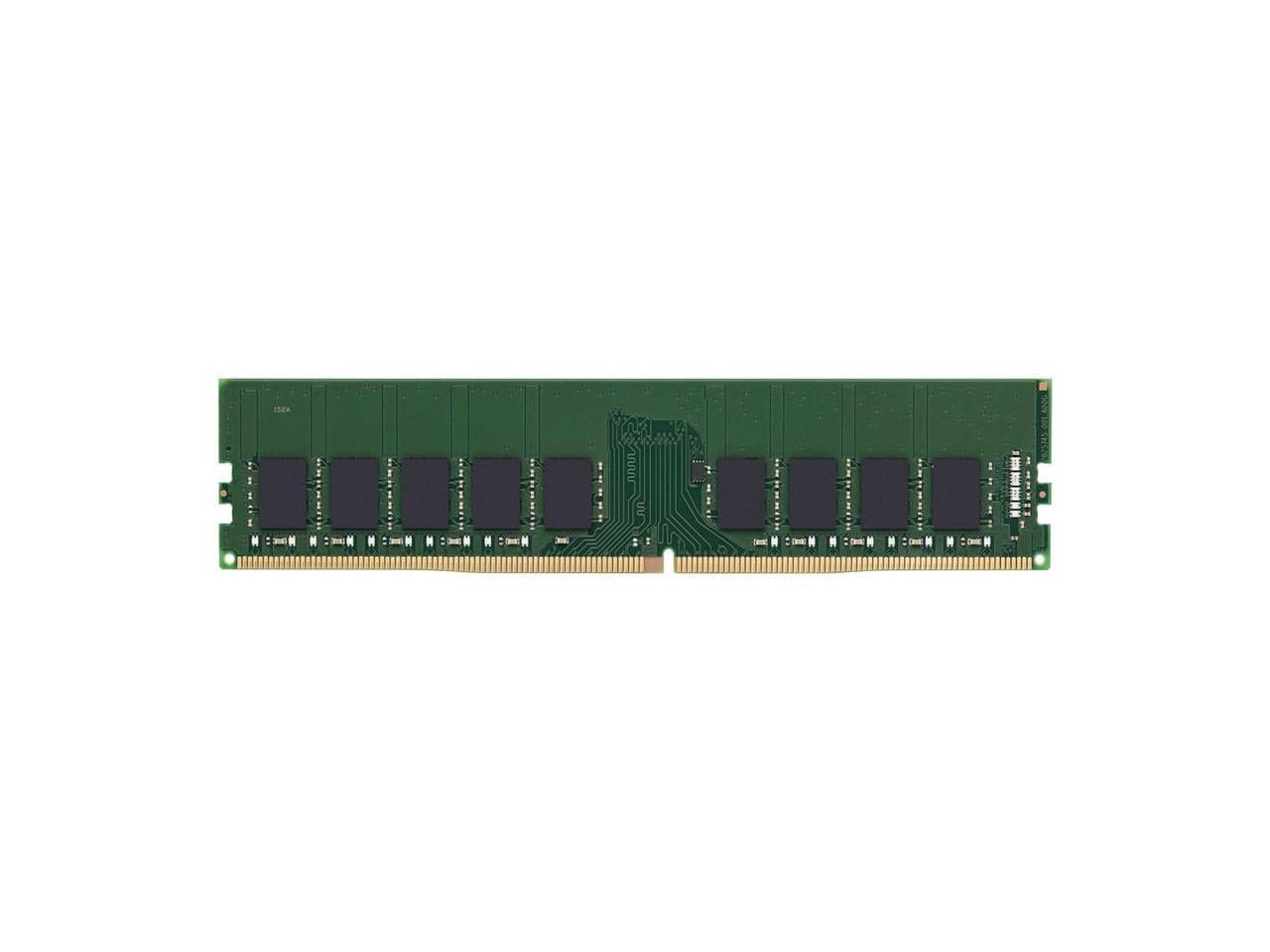 Kingston KSM32ED8/32HC Server Premier 32GB DDR4 SDRAM Memory Module - For Server - 32 GB - DDR4-3200/PC4-25600 DDR4 SDRAM - 3200 MHz Dual-rank Memory - CL22 - 1.20 V - ECC -Unbuffered-288-pin- DIMM