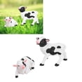 thumbnail image 1 of Estatuilla de Vacas en Miniatura Escultura de Animal de Resina Decoración de Bonsái para Jardín 2 uds ANGGREK  Otros, 1 of 8