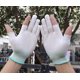thumbnail image 1 of Guantes de conducción finos de nailon para protección laboral, de dos dedos y medio dedo, de color negro puro, para hombres y mujeres, 1 of 6