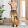 thumbnail image 4 of Bingfone Castle Cool Fire Dragon Mens All Over Print Sleep Pajama Pants-X-Large, 4 of 5