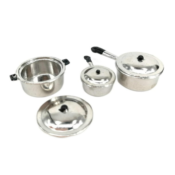 Juego de cocina para 1/12, utensilios de cocina, accesorios de decoración de cocina, juego de comida para accesorios, regalos para Argén Sunnimix Juguetes de cocina para casa de muñecas