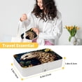 thumbnail image 5 of Pangolin Portable PU Leather Jewelry Box with Removable Compartment, Necklace Holder, Storage Box, and Jewelry Organizer, 5 of 6