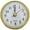 As Shown, variant on Howish simple clock head Mini Round Quartz Clock Insert with Arabic Numerals - Gold(2.56"X2.56"X0.98")