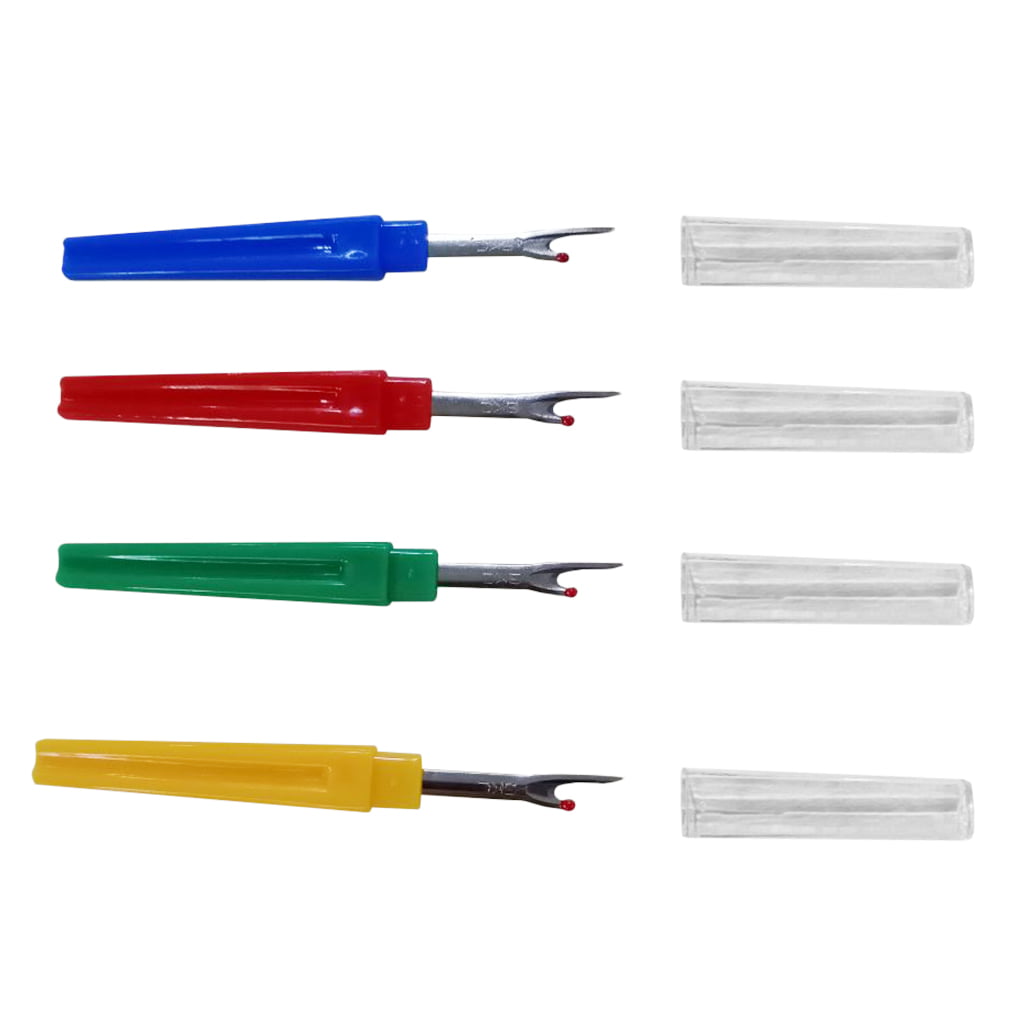 Flushzing 10 Pcs Handle Seam Ripper Needles Line Remove Stitch Unpicker Sewing Tools Cross Stitch Mixed Color