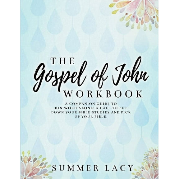 The Gospel of John Workbook A Companion Guide to His Word Alone: A call to put down your Bible studies and pick up your , (Paperback)